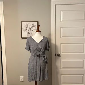 Xhilaration Gingham Mini Wrap Dress w/Tie Waist Sz. 1X